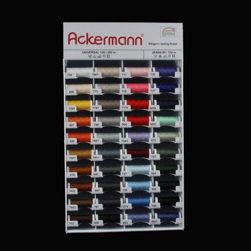 ACKERMANN Nhgarn-Display, 40 Farben