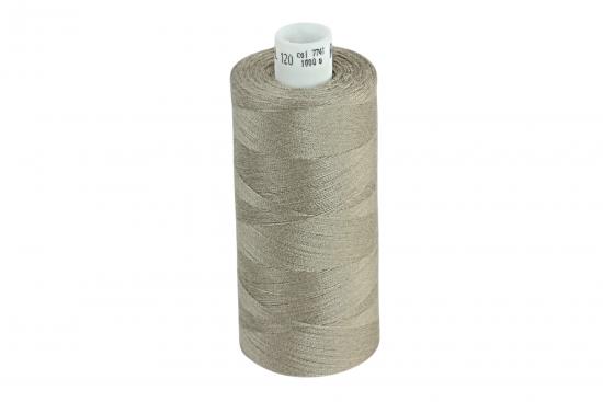 Ackermann Universal N�hgarn St�rke 120, 1x 1.000 m (Rolle), freie Farbwahl - Farbe: 7741 helles braunbeige
