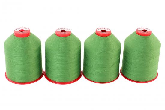 4x 5.000m ACKERMANN ELEGANT 120, 100% Polyester, St�rke 120, Farbauswahl - Farbe: E7423 (kiwi)