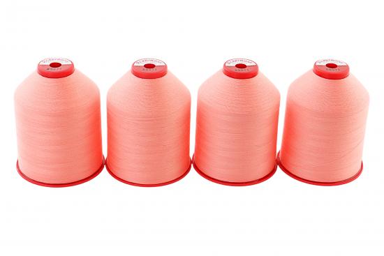4x 5.000m ACKERMANN ELEGANT 120, 100% Polyester, St�rke 120, Farbauswahl - Farbe: E8071 (lachs)