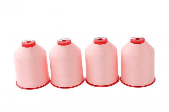 4x 5.000 m ACKERMANN ELEGANT 120, 100 % Polyester, St�rke 120, Farbauswahl - Farbe: E0717 (rosa)