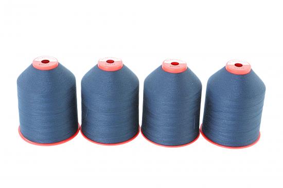 4x 5.000m ACKERMANN ELEGANT 120, 100% Polyester, St�rke 120, Farbauswahl - Farbe: E8039 (marine)