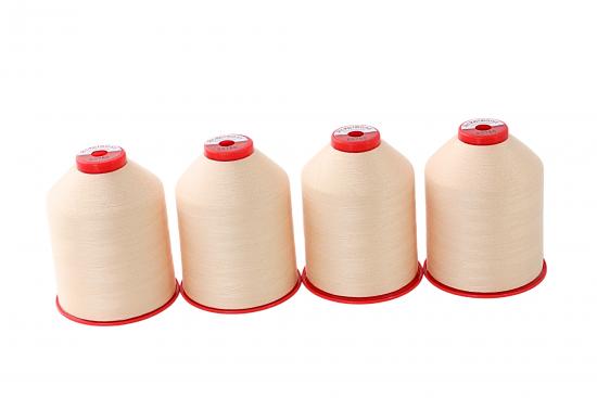 4x 5.000 m ACKERMANN ELEGANT 120, 100 % Polyester, St�rke 120, Farbauswahl - Farbe: E0760 (beige)