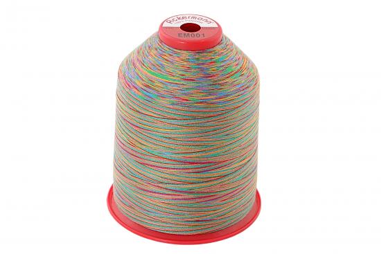 1x 5.000 m ACKERMANN ELEGANT 120, 100 % Polyester, St�rke 120, Farbauswahl - Farbe: EM001 (multicolor 1)