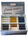 ACKERMANN� N�hfaden-Set Jeans (30/80) mit 36 Rollen N�hgarn und 5 Organ Jeans-N�hnadeln