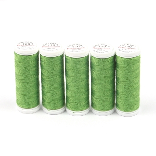 Ackermann Universal N�hgarn St�rke 120 - 5x 200 m, Farbe 0922 gr�n