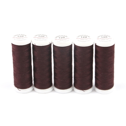 Ackermann Universal N�hgarn St�rke 120 - 5x 200 m, Farbe 8091 dunkelpflaume