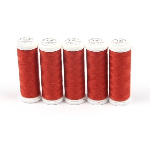 Ackermann Universal N�hgarn St�rke 120 - 5x 200 m, Farbe 0713 r�tliches ingwerbraun