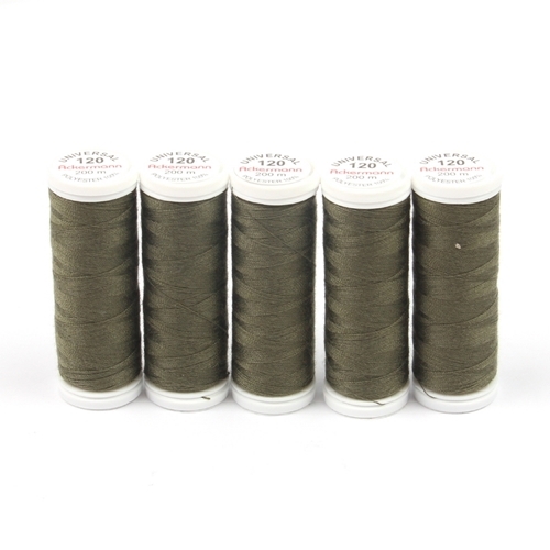 Ackermann Universal N�hgarn St�rke 120 - 5x 200 m, Farbe 0758 khaki