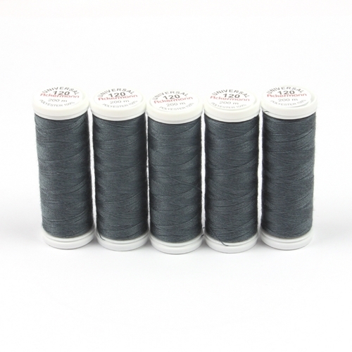 Ackermann Universal N�hgarn St�rke 120 - 5x 200 m, Farbe 0789 dunkles blaugrau