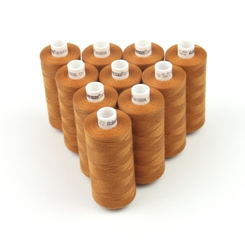 Ackermann Universal N�hgarn St�rke 120 - 10x 1.000 m, Farbe 0816 braun