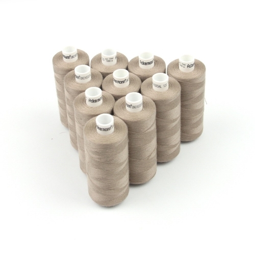 Ackermann Universal N�hgarn St�rke 120 - 10x 1.000 m, Farbe 7741 helles braunbeige