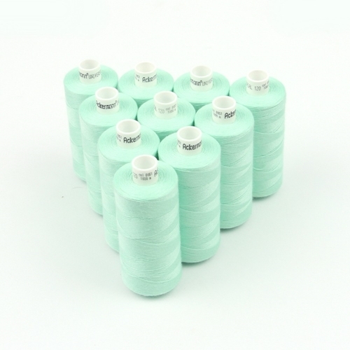 Ackermann Universal N�hgarn St�rke 120 - 10x 1.000 m, Farbe 8051 hellmint
