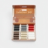 Ackermann Nähgarn Leather Box Mix 6 Farben zu je 6 Rollen a 120m in Stärke 60