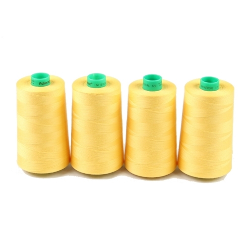 Ackermann Universal N�hgarn St�rke 120 - 4x 5.000 m, Farbe 8005 gelb