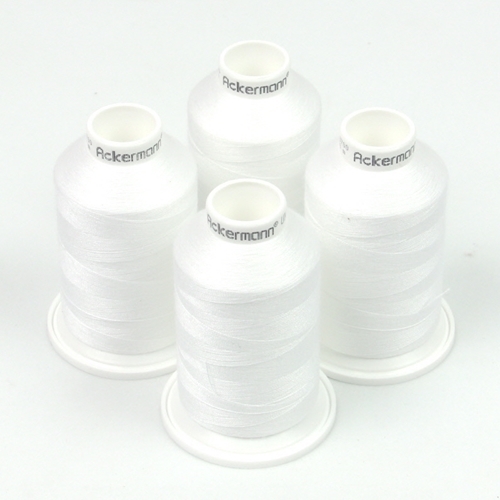 Ackermann Universal N�hgarn St�rke 120 - 4x 1.000 m, Farbe 0700 wei�