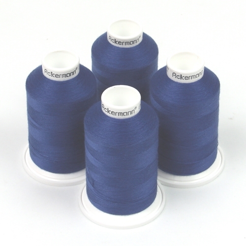 Ackermann Universal N�hgarn St�rke 120 - 4x 1.000 m, Farbe 0737 dunkelblau