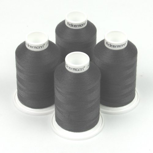 Ackermann Universal N�hgarn St�rke 120 - 4x 1.000 m, Farbe 0839 schwarz-grau